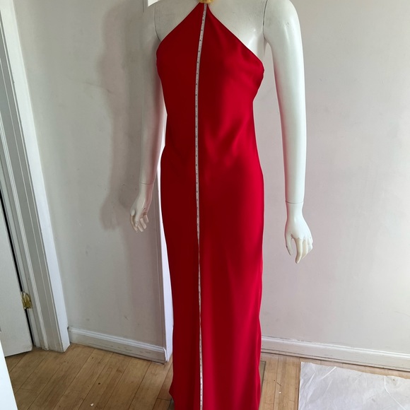 $238 Amanda Uprichard X REVOLVE Riesling Gown Lipstick Red Long Formal Dress S - Picture 6 of 11